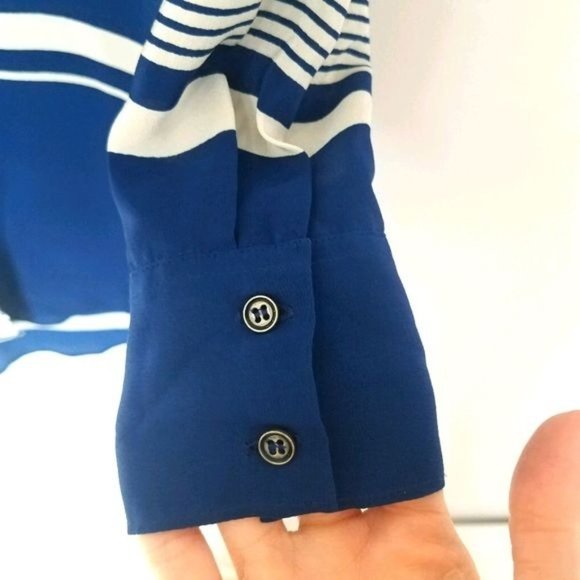 Anthropologie MIH silk geometric print button down - Picture 6 of 8